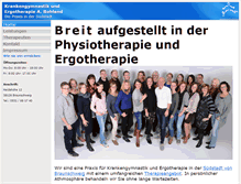 Tablet Screenshot of physiotherapie-rohland.de